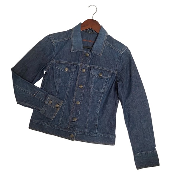 Eddie Bauer Trucker Specially Dyed Jean Jacket - Picture 4 of 15